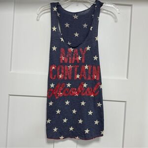 NWOT May Contain Alcohol Tank Top Size M